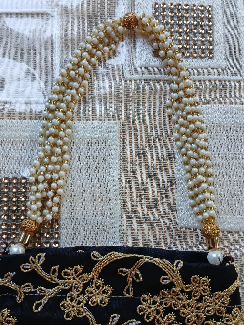 New Traditional Ethnic Women Potli Clutch Bag Handbag